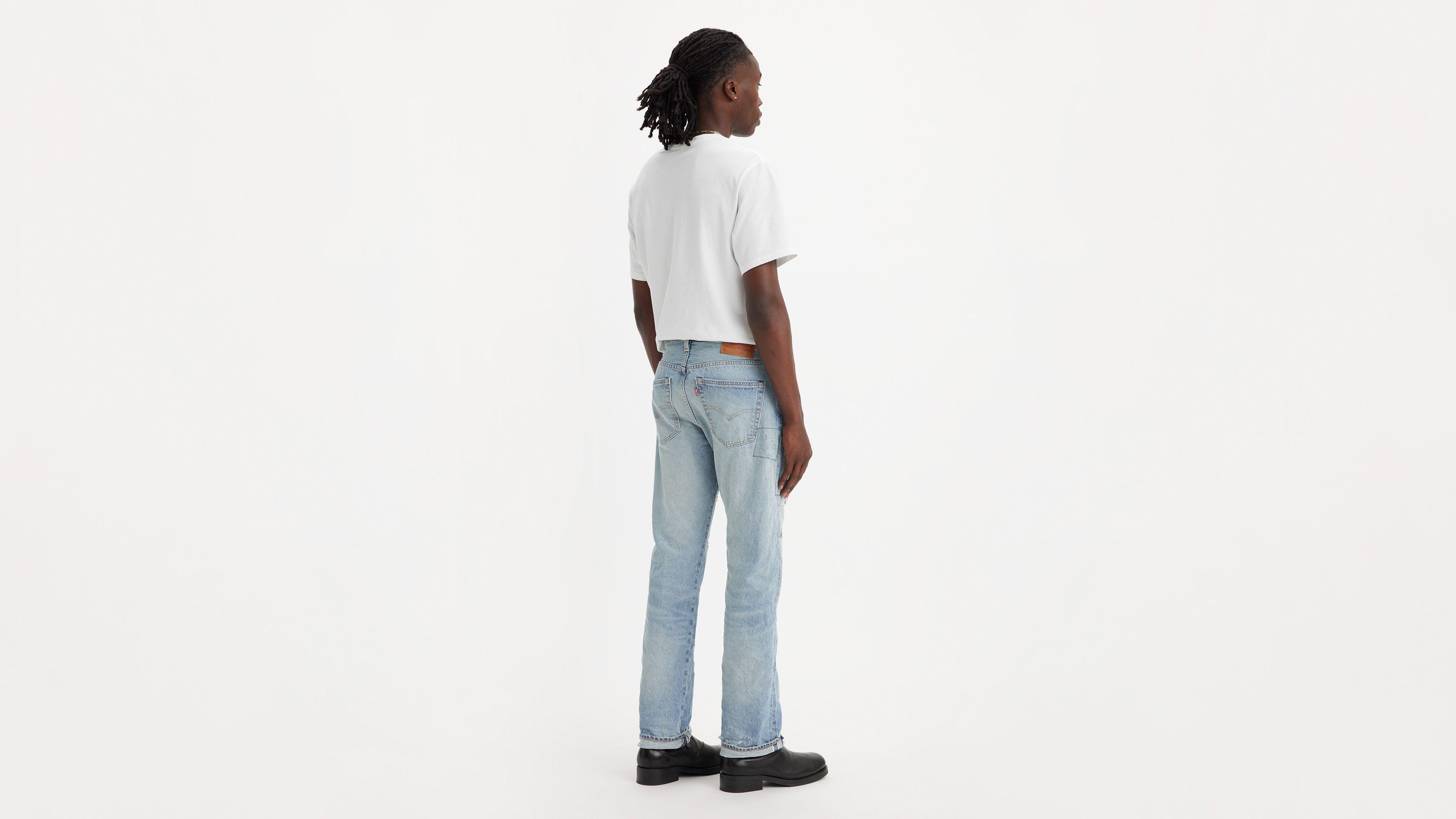 Levi's® jean 501® Original lisière selvedge - Happy To Be Here Destructed Hemp Selvedge - Bleu