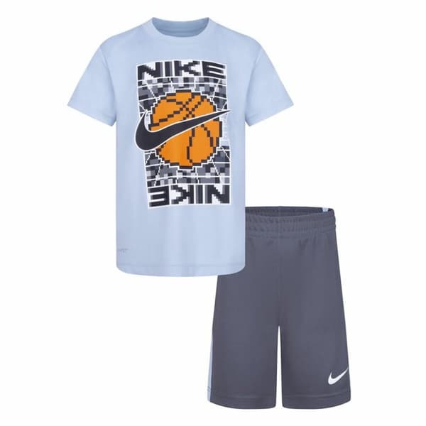 Sportsantrekk for barn Nike Df Icon Grå Flerfarget 2 Deler - 3 År