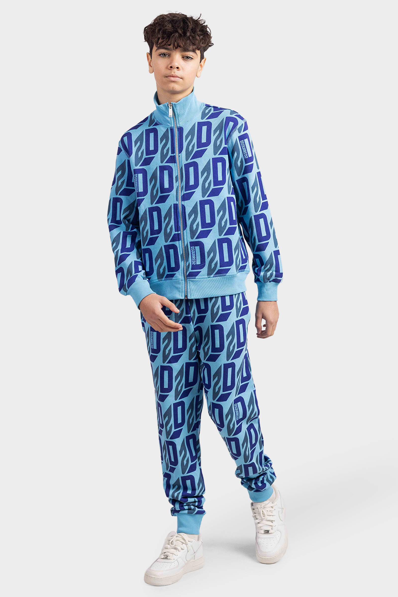 Dsquared2 Relax Felpa Trainingspak Kids Blauw