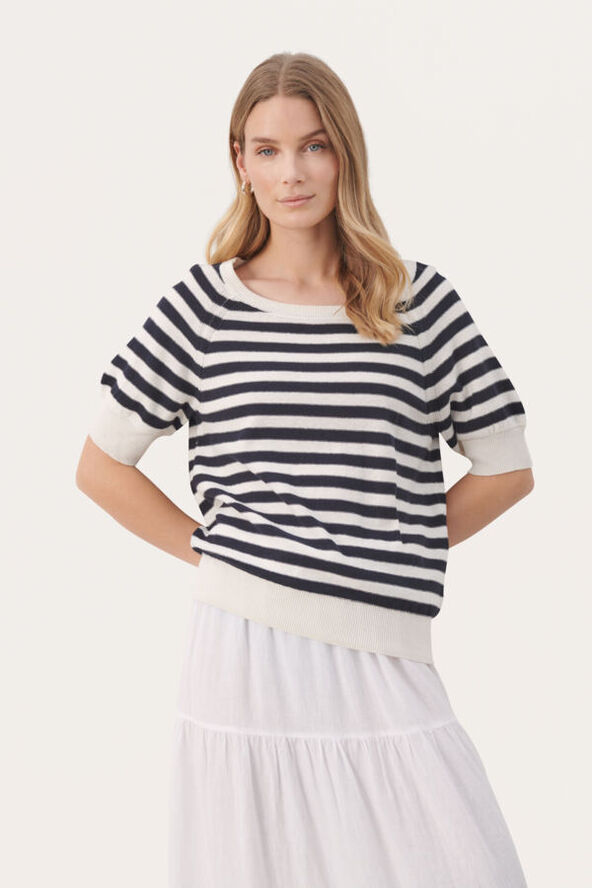 Part Two GlenniePW PU Dark navy stripe