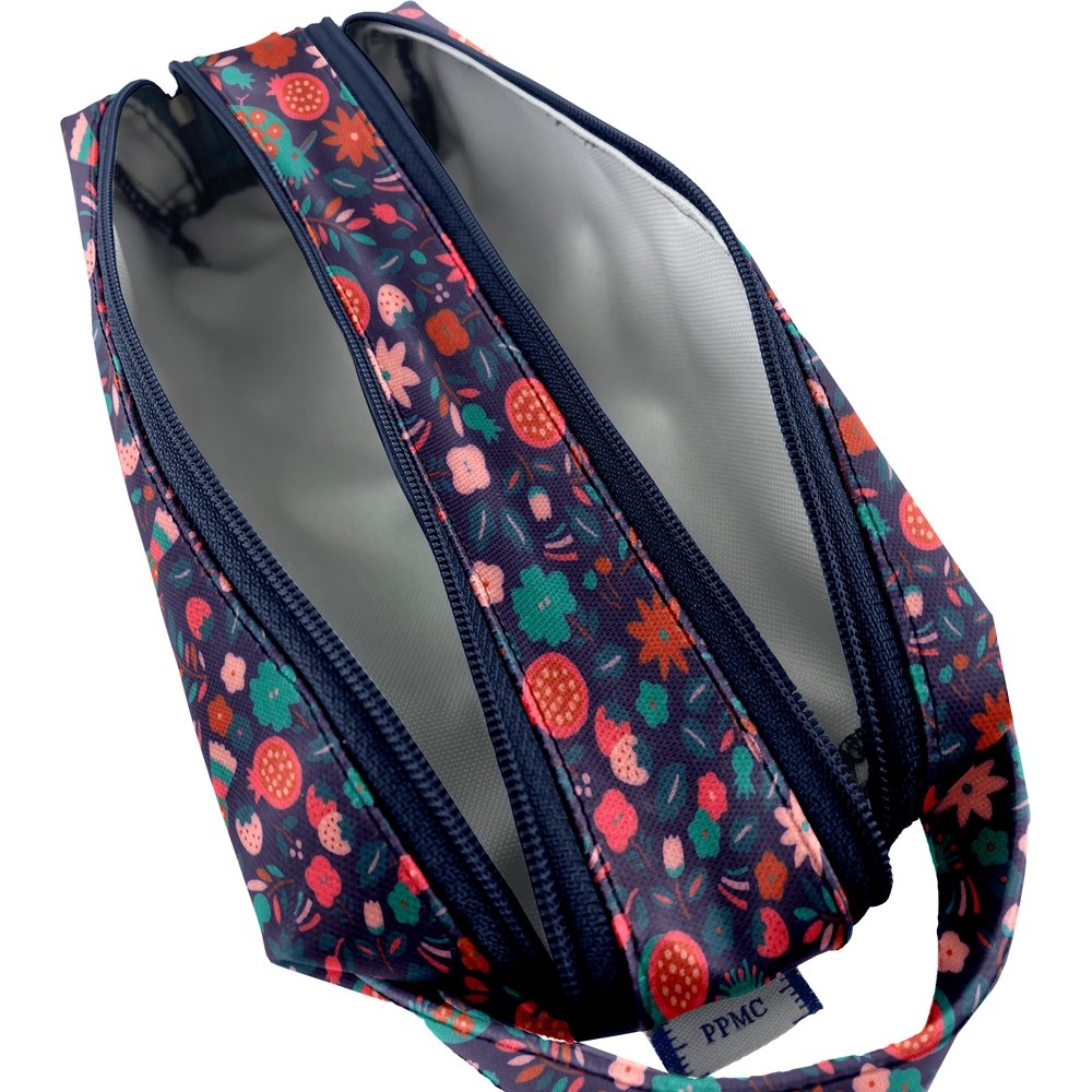 Trousse Double Compartiment Huppette Fleurie
