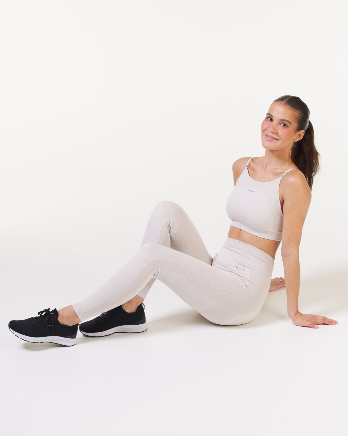 Bumpro Power Up! Bra Beige Melange