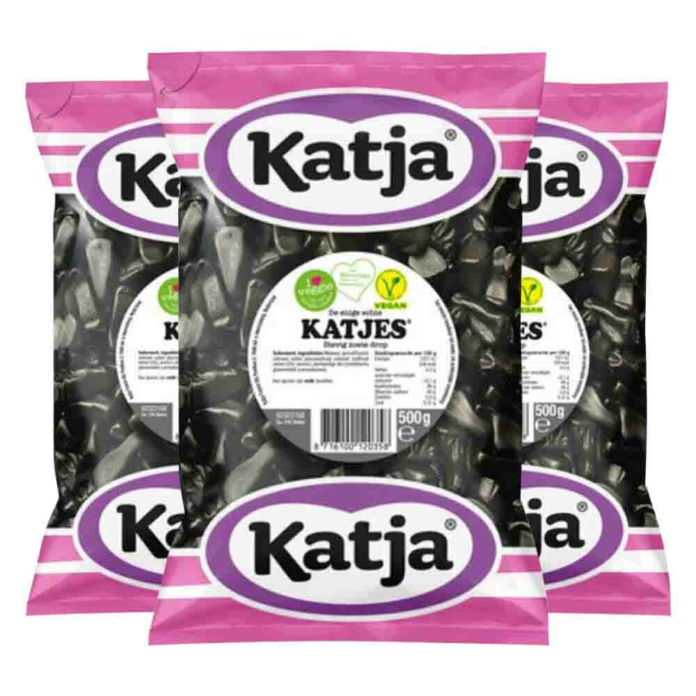 3x Katja Katjes 500 gr