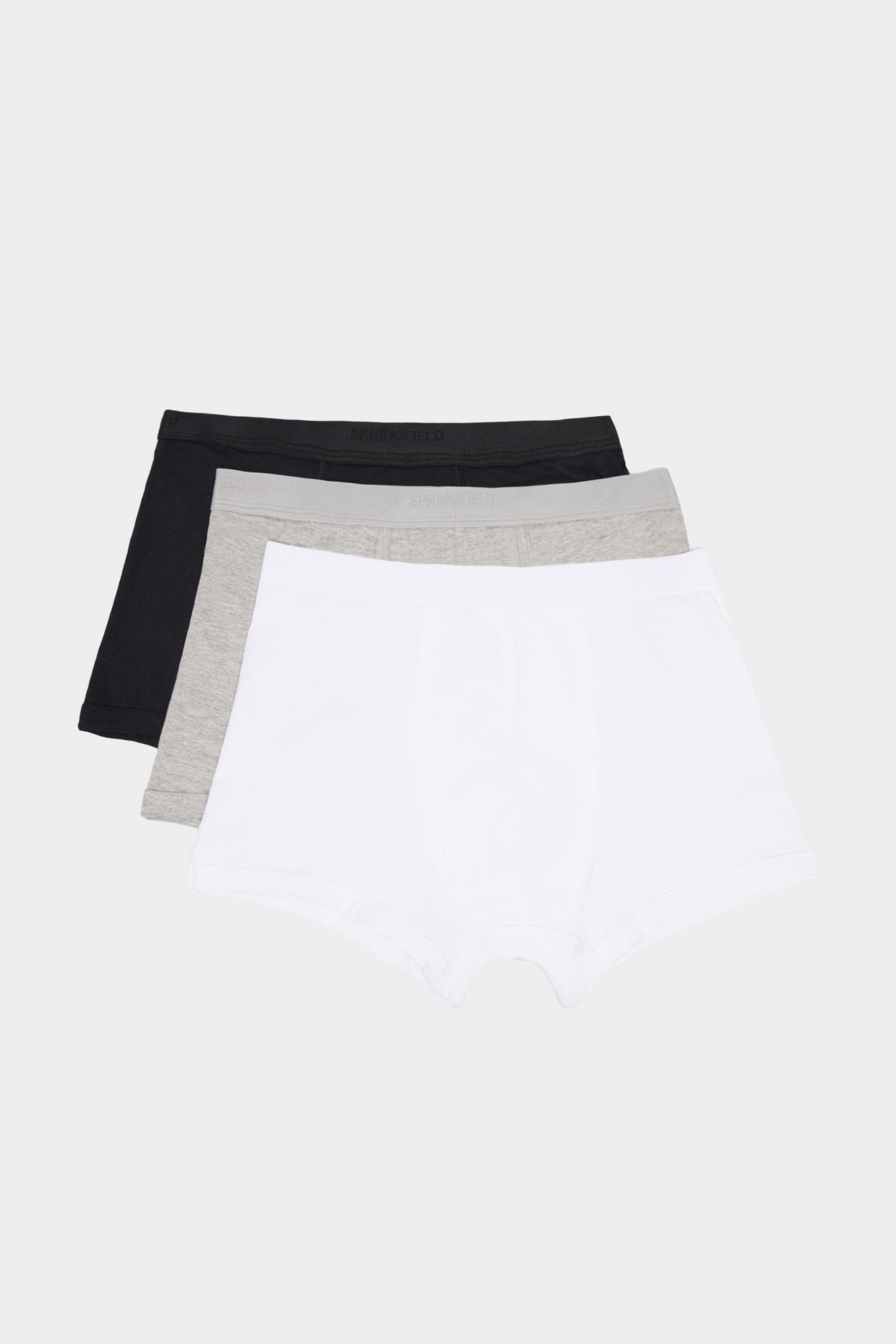 Pacote com 3 cuecas boxer básicas