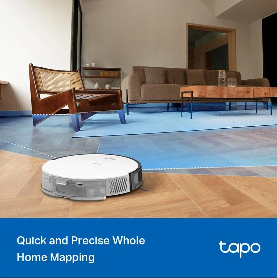 TP-Link - Tapo RV20 Mop Plus Smart Robotstøvsuger og Gulvvasker
