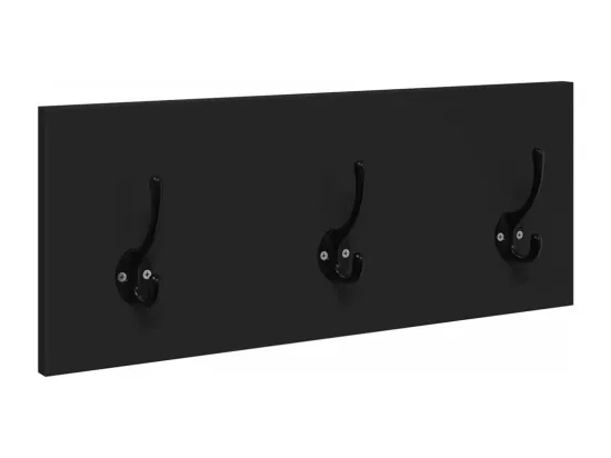 Ensemble de meubles de couloir 4 pcs noir bois d'ingénierie