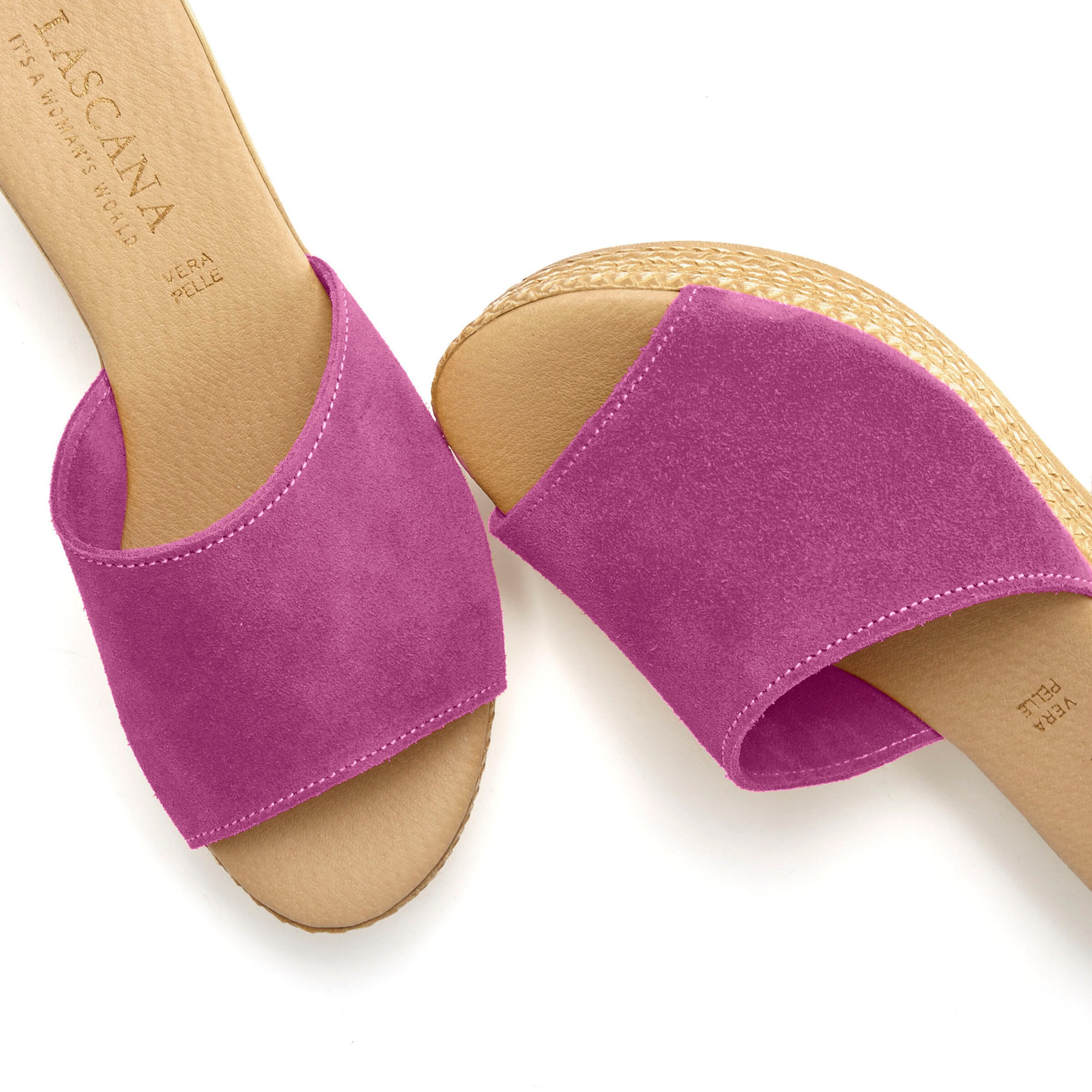 LASCANA Pantolette in fuchsia