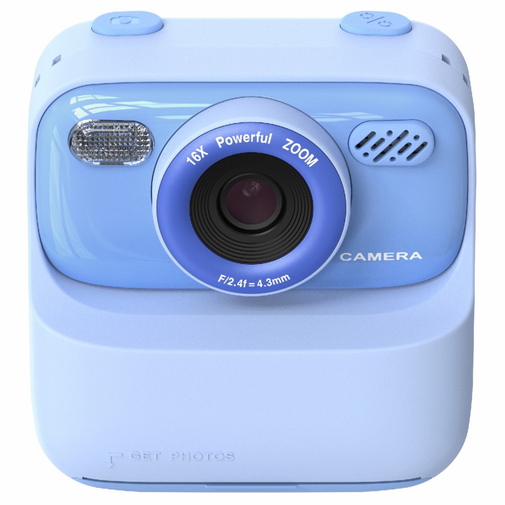 (48MP) Dual Kinder Sofortbild Kamera Fotoapparat mit 16-fach Digital Zoom LED Licht und 2.4