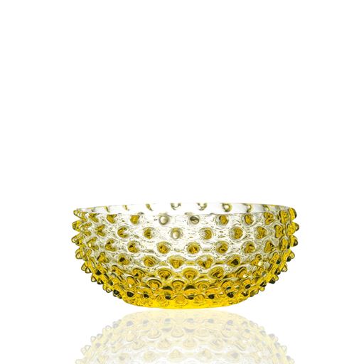 Anna von Lipa Hobnail Tapas Skål, Citron, Ø17 cm