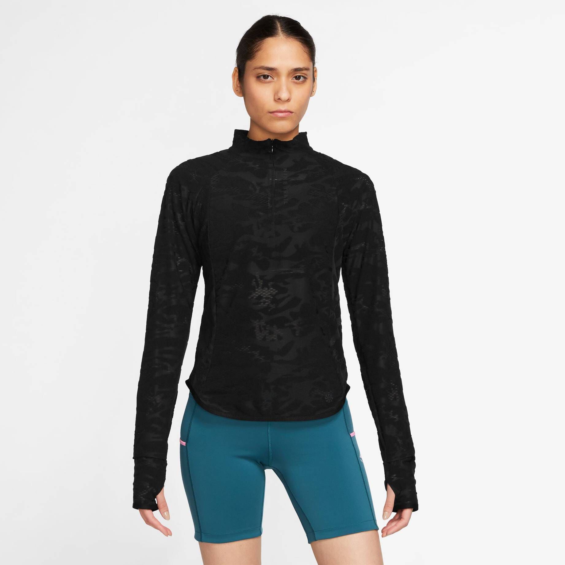 Nike| Damen Laufshirt TRAIL DRI-FIT MIDLAYER