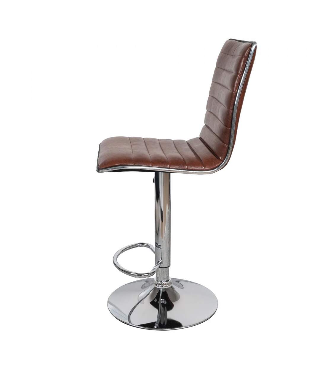 Lot de 2 tabourest de bar INI en skaï fait main BSCI