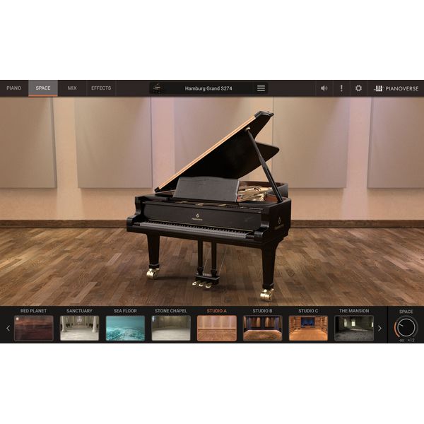 IK Multimedia Pianoverse Hamburg Grand S274