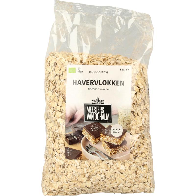 De Halm Havervlokken Bio (1000 gr)