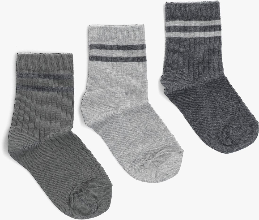 MP DENMARK grijze mp denmark sokken ben 3-pack socks