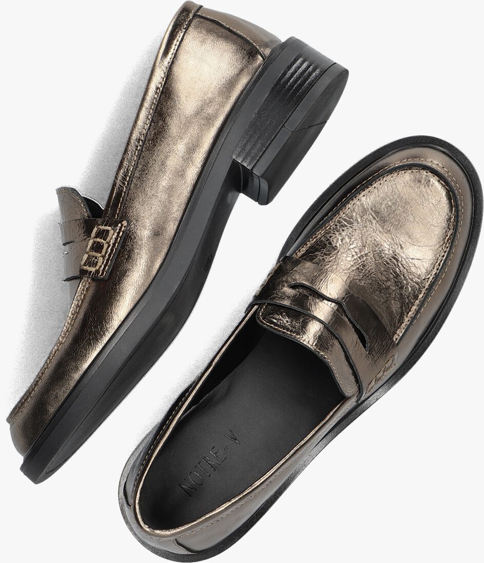 gouden notre-v loafers a58003