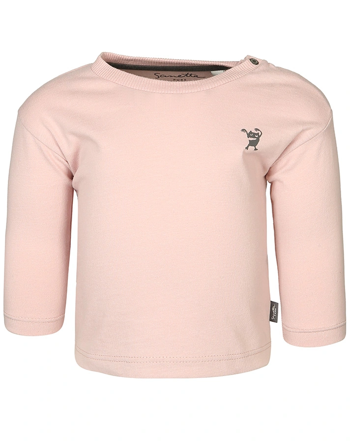 Langarmshirt PURE – MINI MONSTER in rose