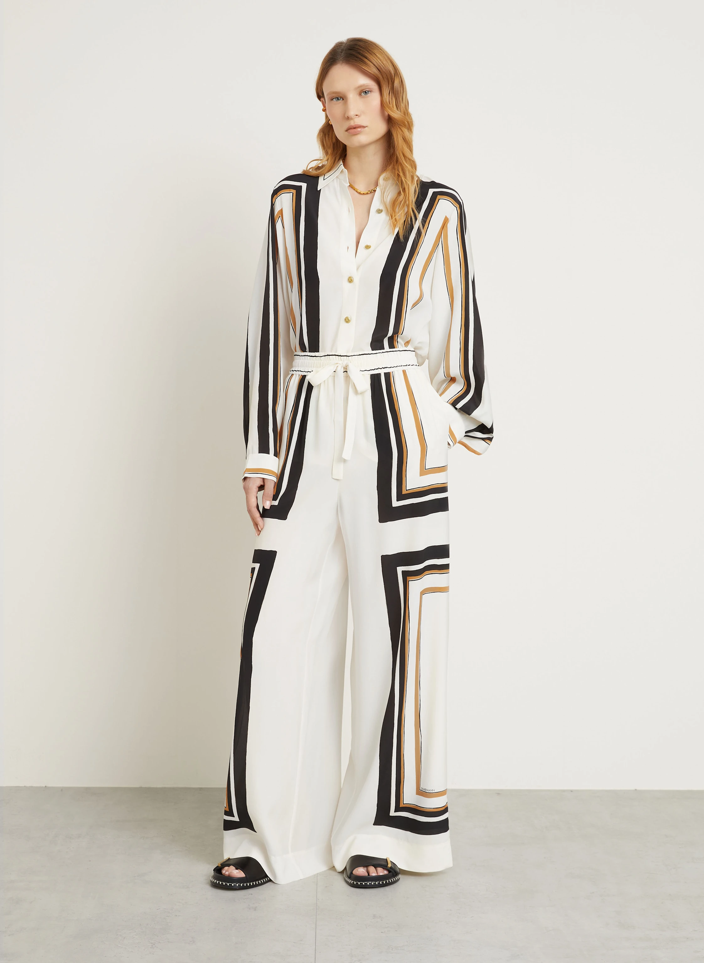 ZIMMERMANN Marlenehose mit Seide