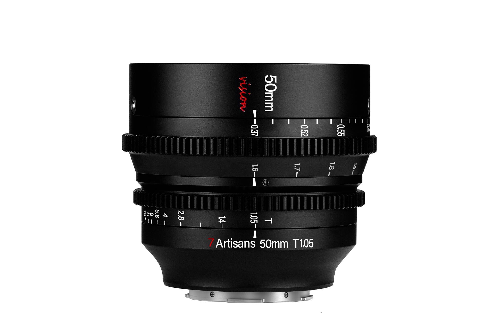 Festbrennweite 50mm T/1.05 – L-Mount<br>Kompakte, lichtstarke Festbrennweite für Filmemacher
