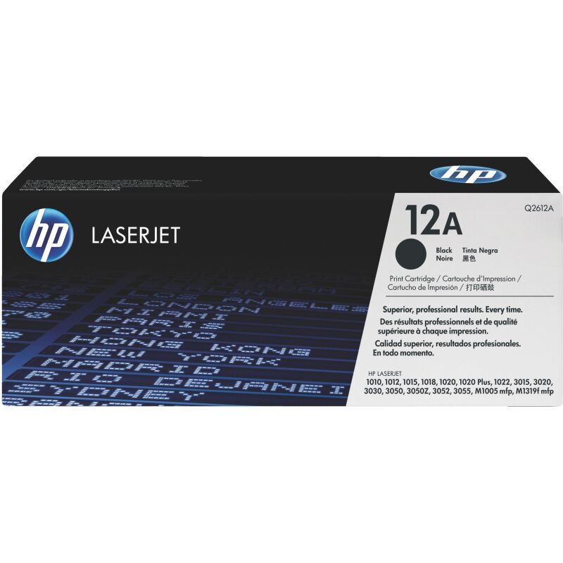 HP 12A - Q2612A toner noir pour imprimante laser