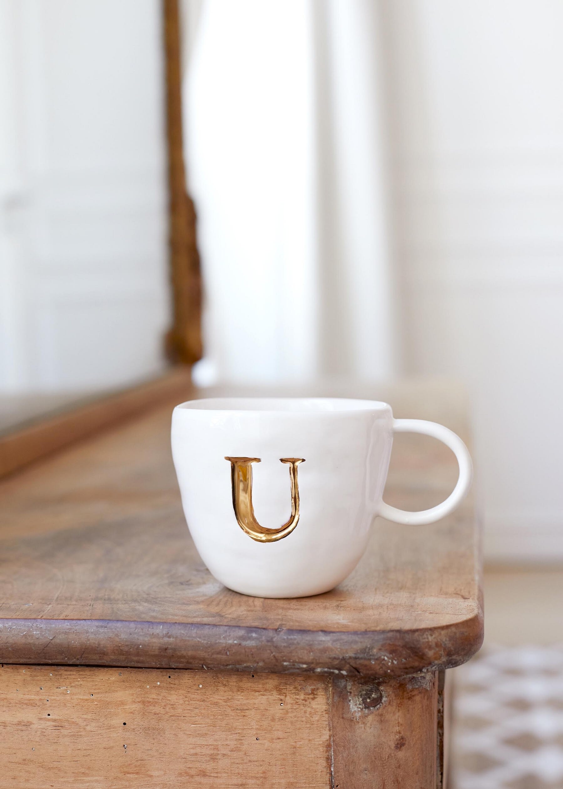Sézane Maison - Mug Appolline - Lettre U - LES COMPOSANTES/DÉCOUVRIR 5906745