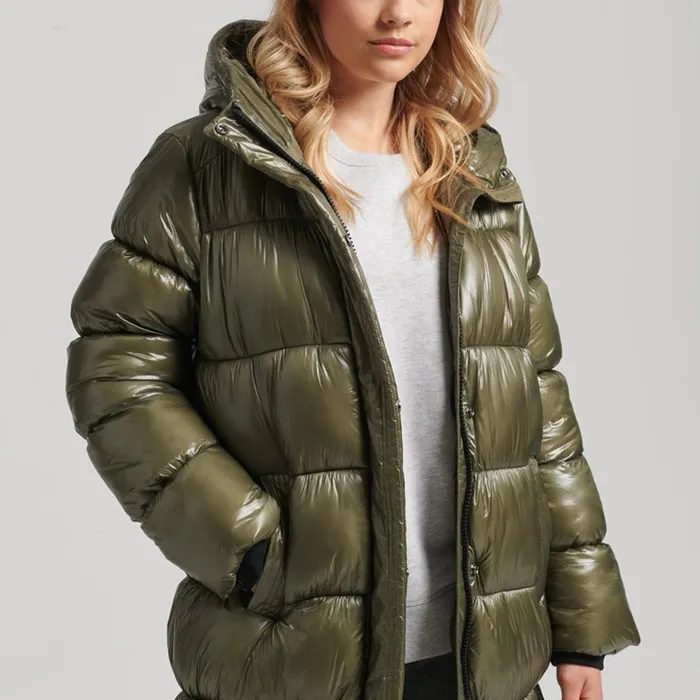Superdry Code XPD Sports Longline Puffer Winterjas Dames