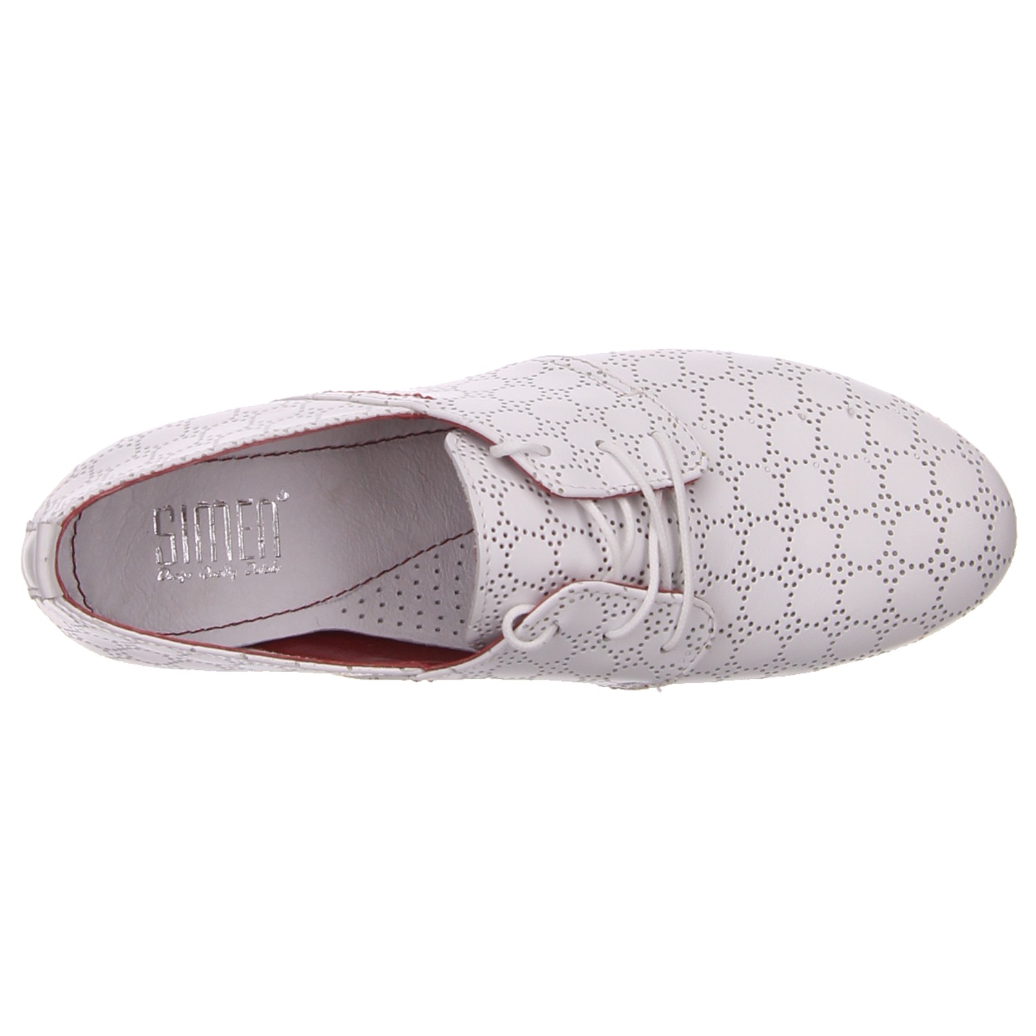 Simen Schnürschuh weiß weiss/weiss kombi