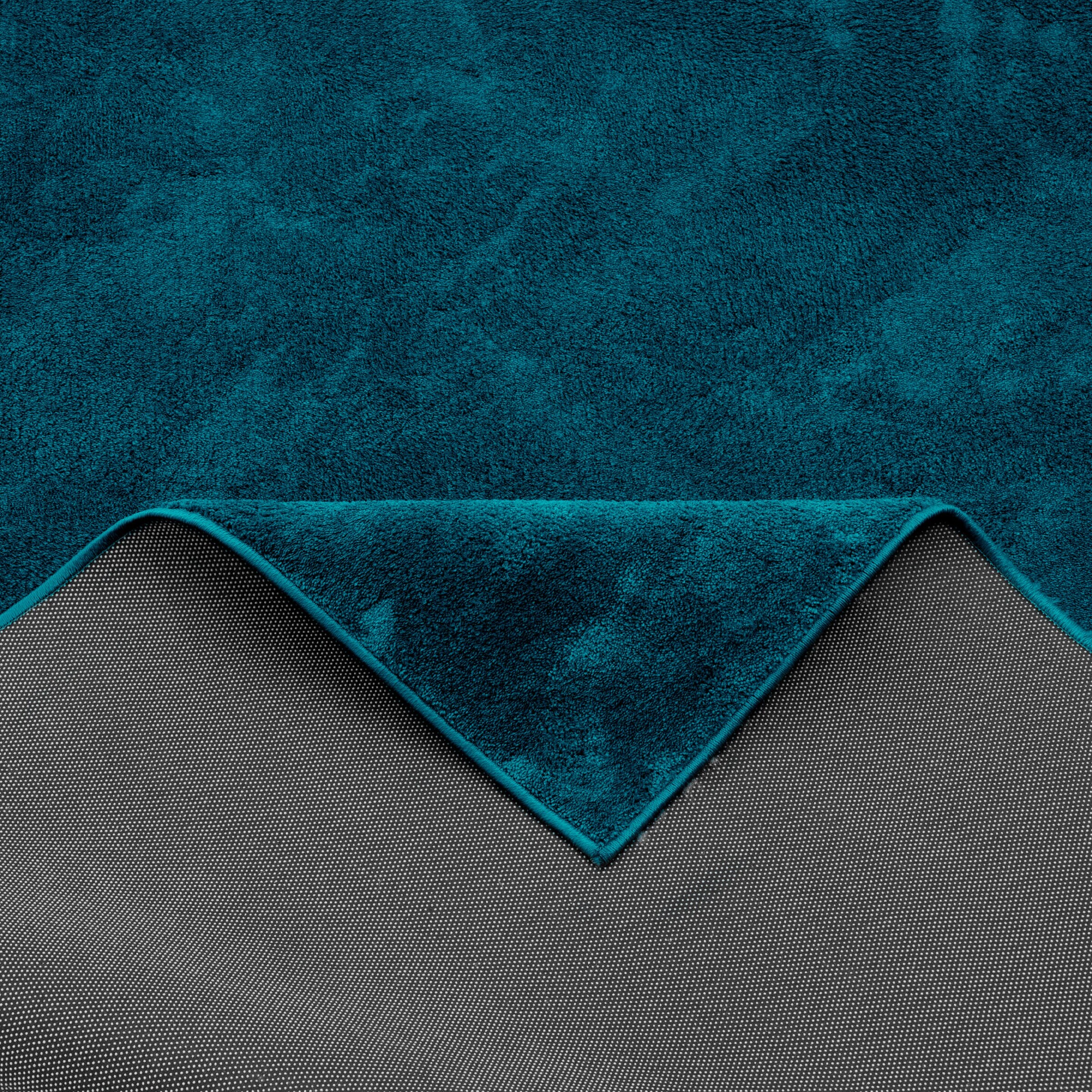 Pergamon Hochflor Langflor Teppich Super Soft Melia Kids Blau - 80x150 cm