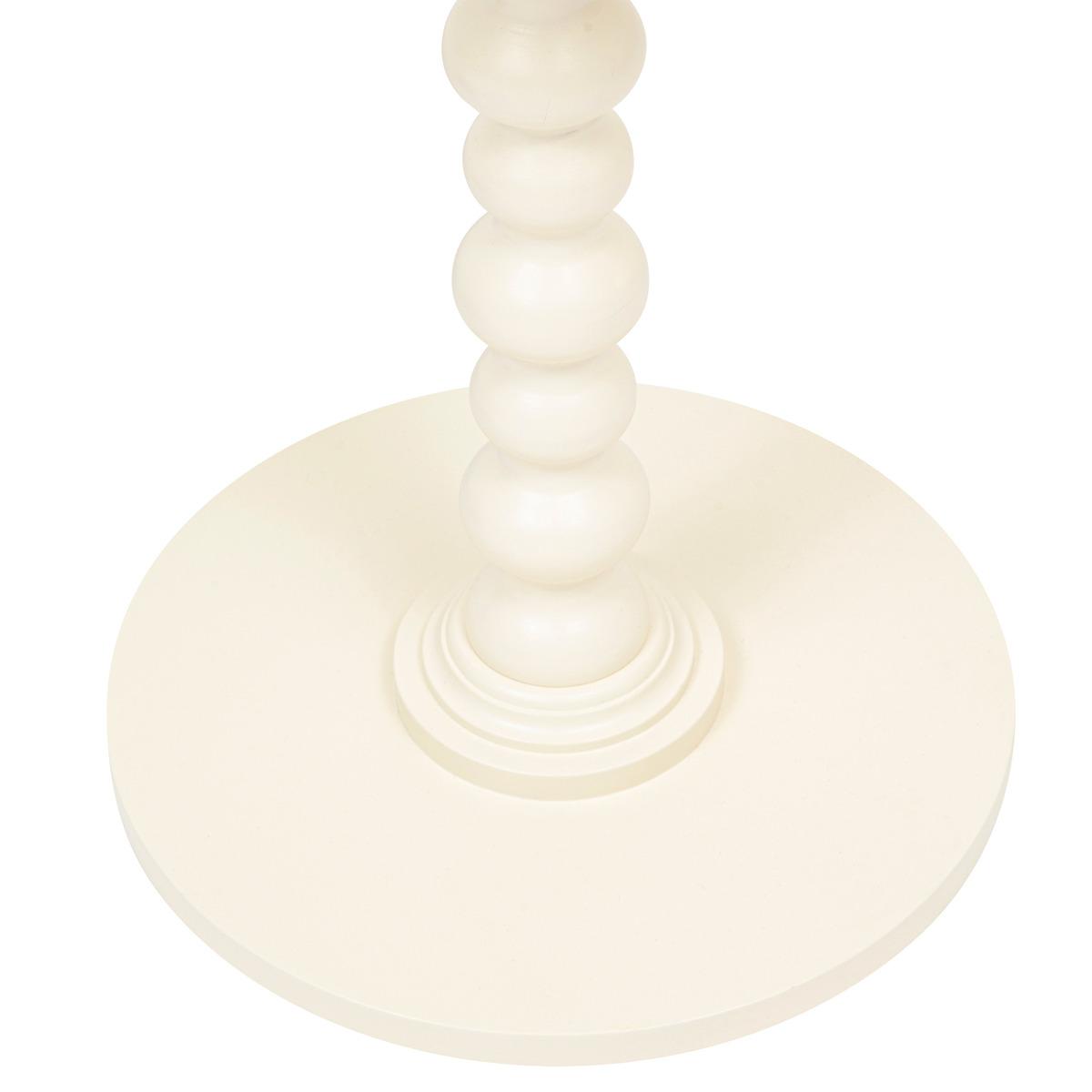 TABLE CAFE ALIX IVOIRE D.38CM