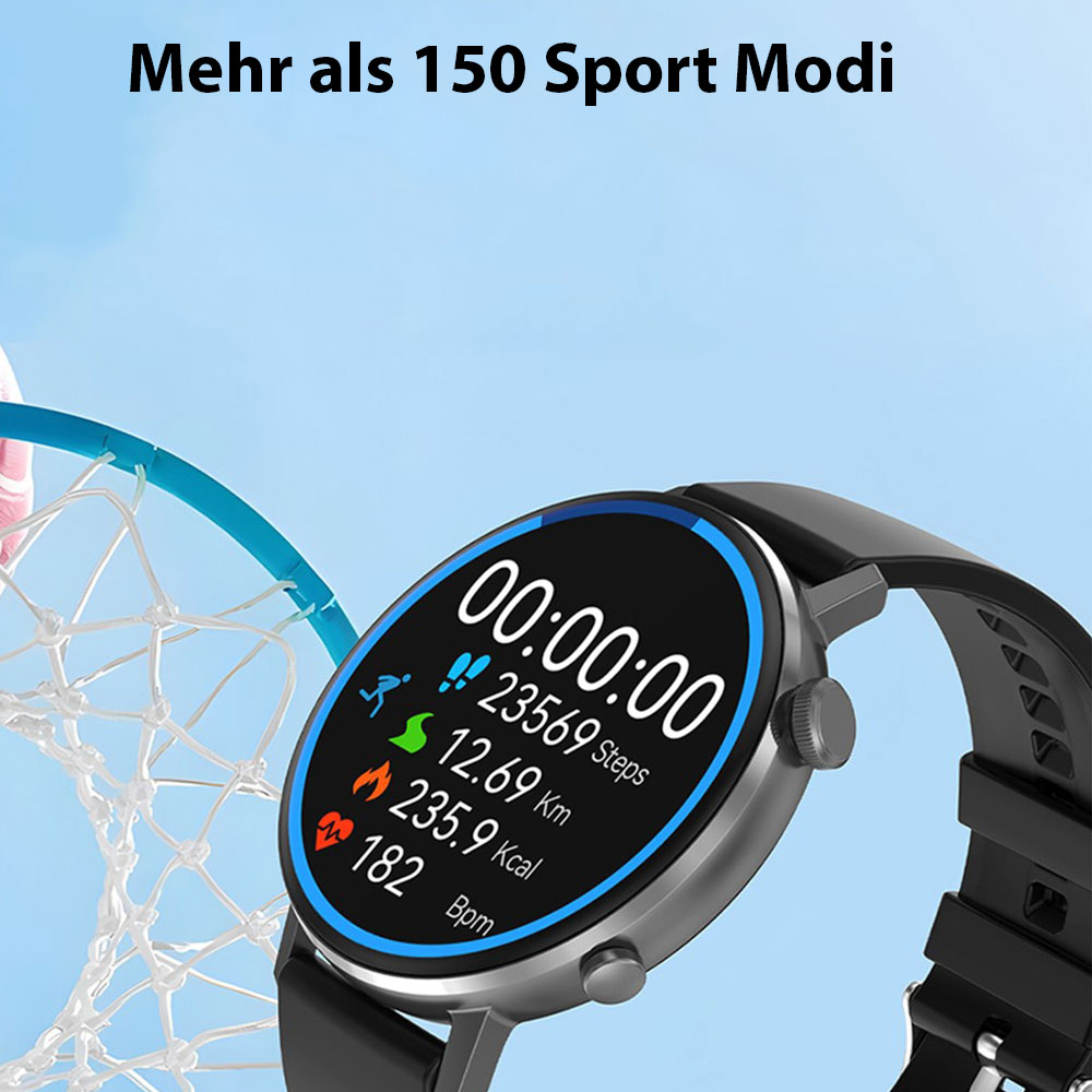 Fitness Tracker Smart Watch 1.45