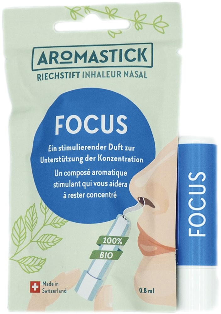AROMASTICK Riechstift 100% Bio Focus Btl 1 Stk