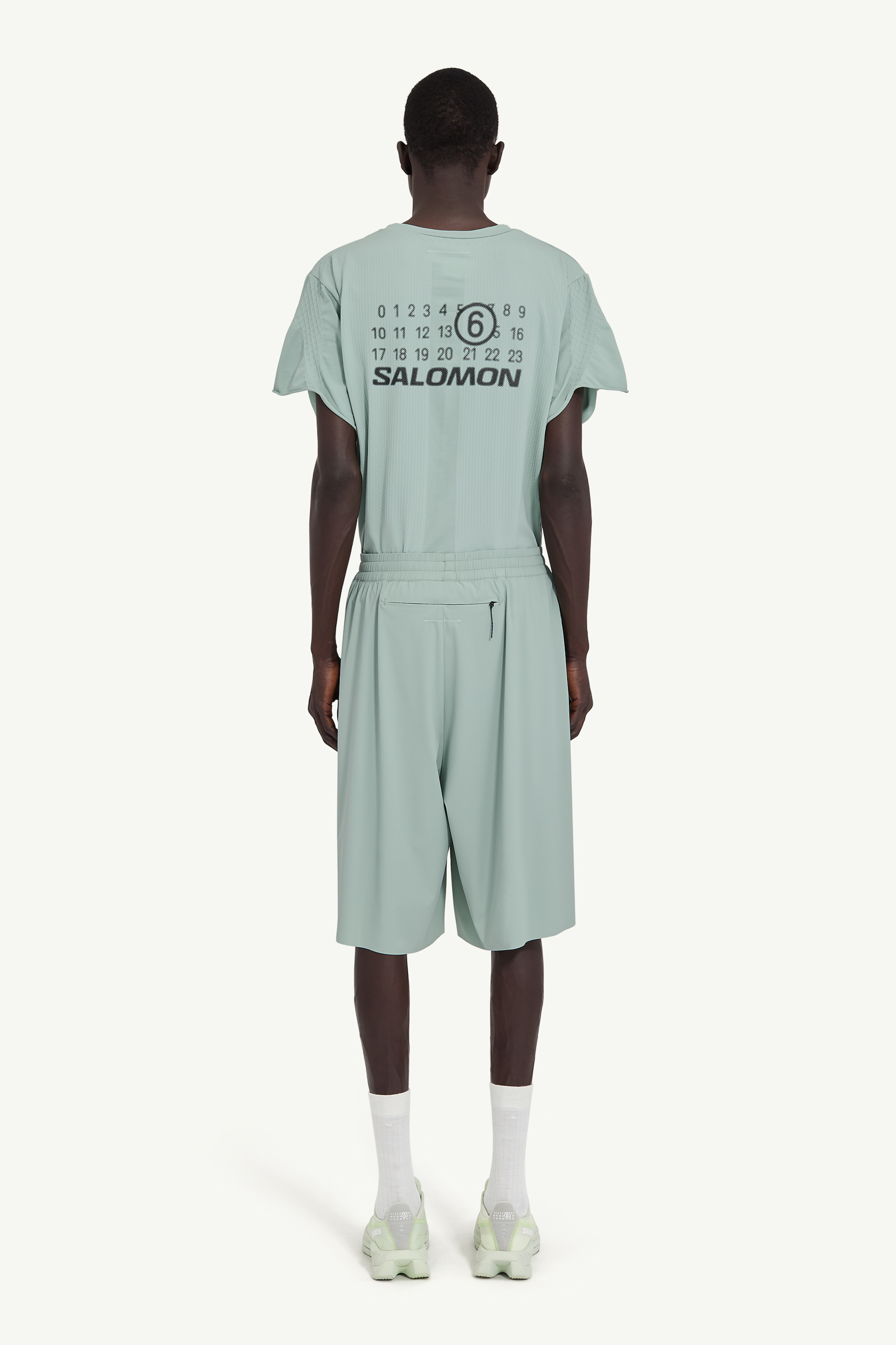 Light Blue Running Shorts MM6 x Salomon | MM6 Bleu clair