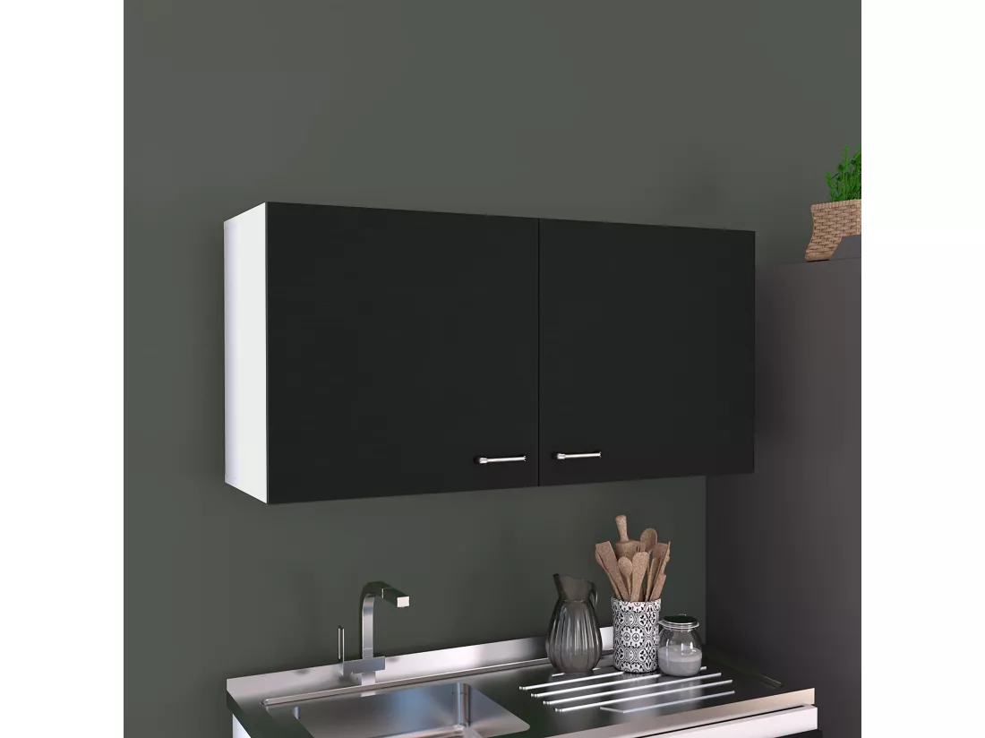 Meuble de cuisine Naples, avec deux portes , 49.02 cm X 99.82 cm X 32 cm , Multicolore