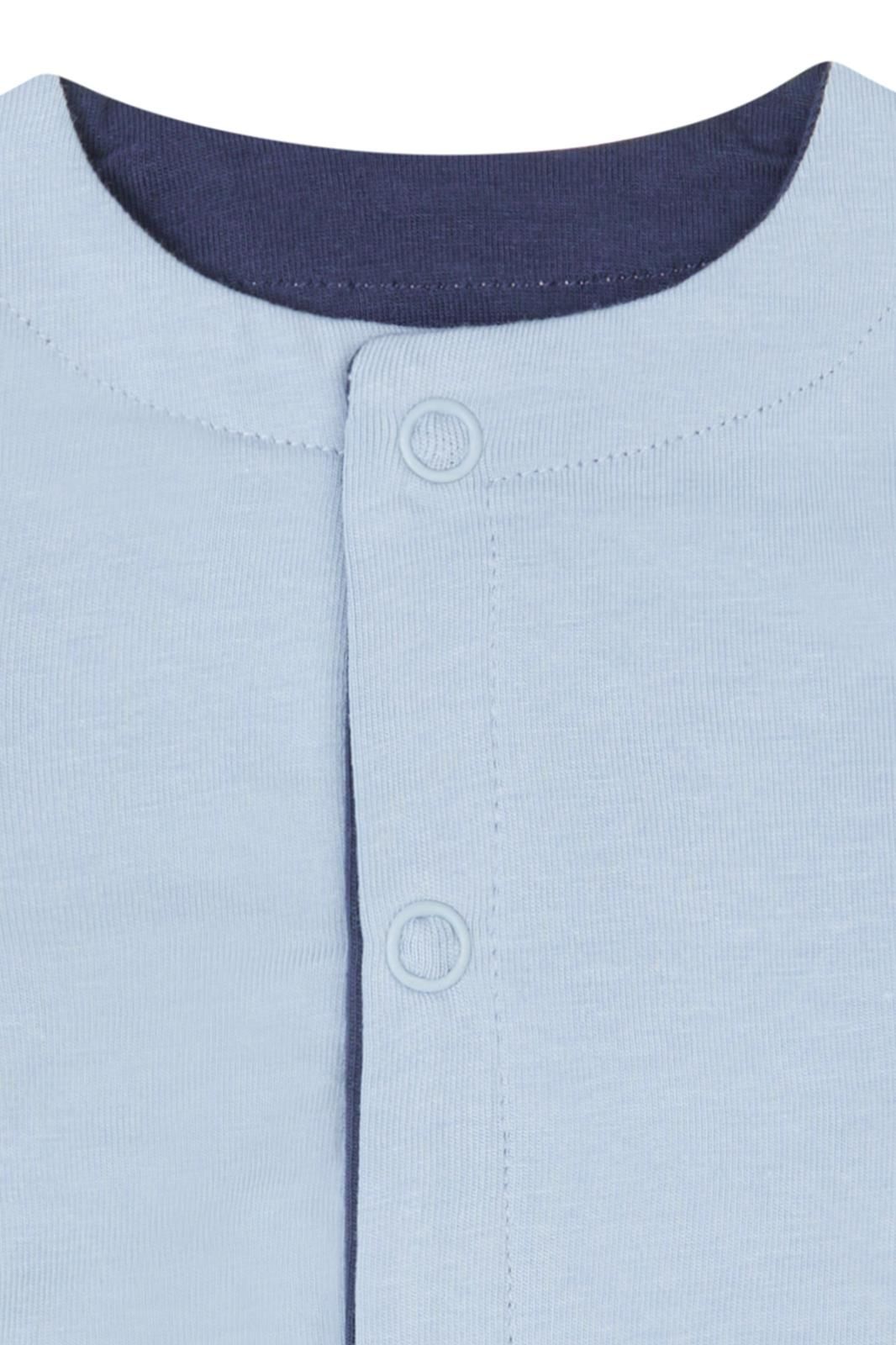 Noppies Newborn Vest Nowra - Reversible - Blue Fog
