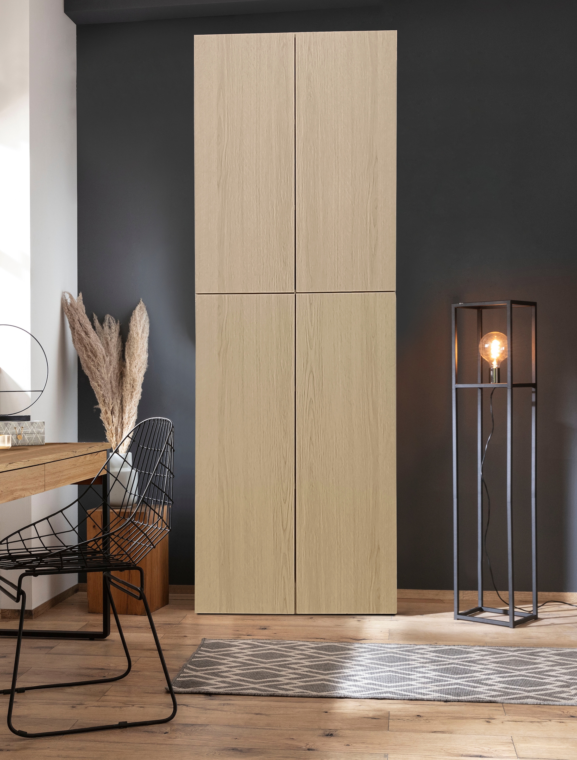INOSIGN Aktenschrank »Jarvie« Mehrzweckschrank, Push-to-open, 5 verstellbare Einlegeböden, 60x180 cm
