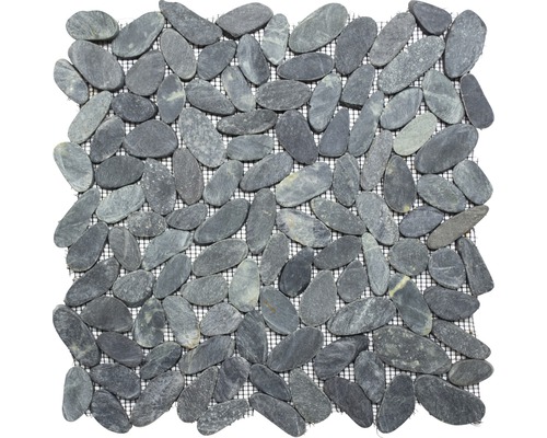 Rivierkiezels XKS IN24 zwart 30,5x30,5 cm
