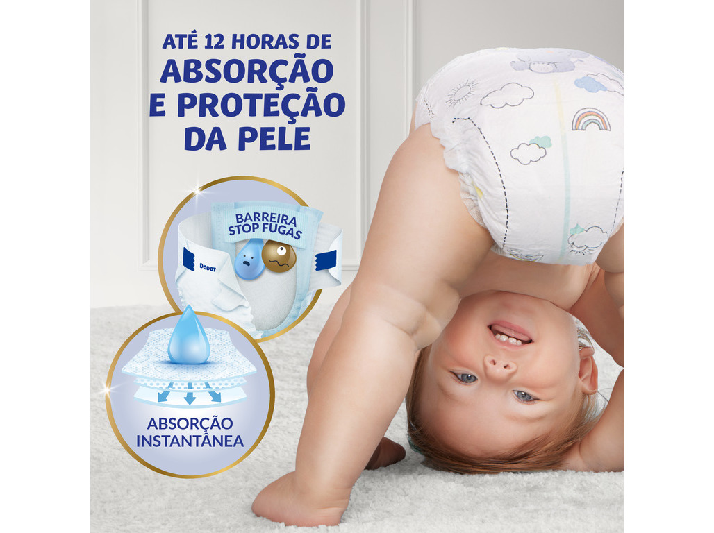 FRALDAS DODOT SENSITIVE EXTRA T5 12-17 KG 44UN