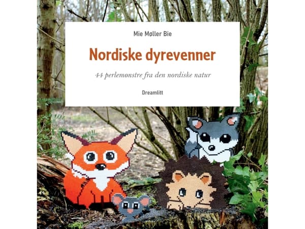 Nordiske dyrevenner - 44 perlemønstre fra den nordiske natur | Mie Møller Bie | Språk: Dansk