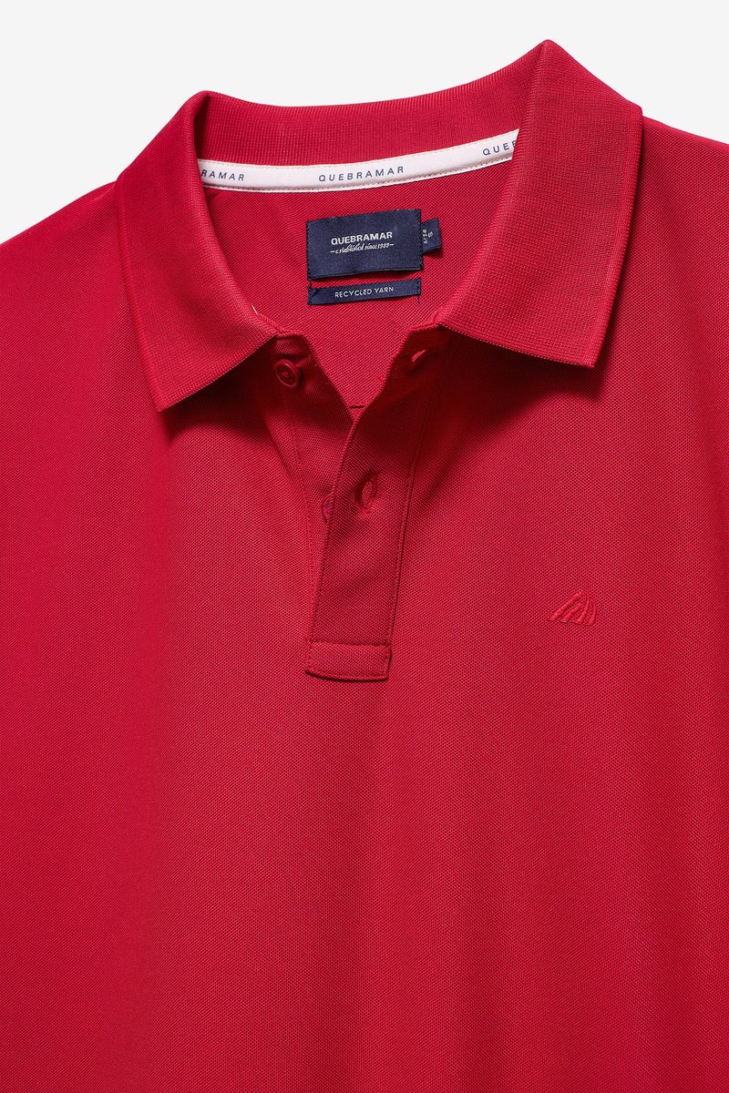POLO EM MELANGE PIQUET