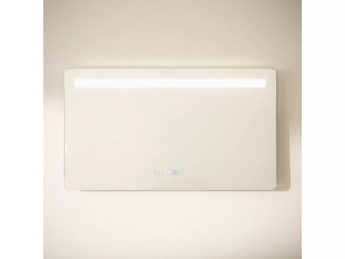 Miroir Salle de Bain avec Éclairage LED Anti-buée Benagil 40x70cm Sélectionnable (chaud-neutre-froid)