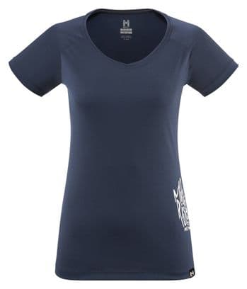 T-Shirt Technique Femme Millet Trekker Bleu