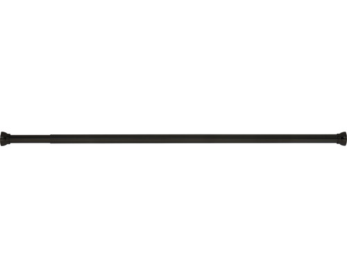 Spirella Crete douchegordijnstang 125-220 cm mat zwart