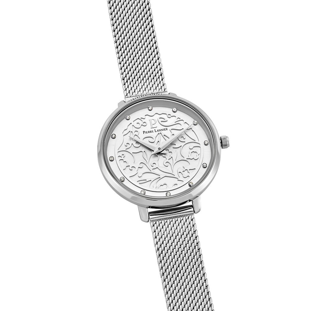 Montre Pierre Lannier Eolia Argenté