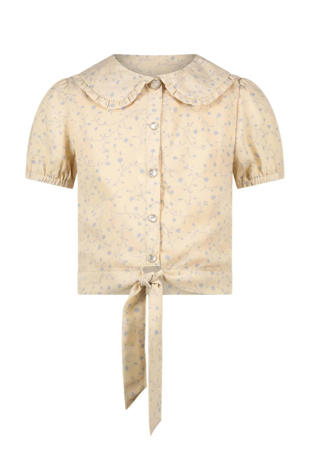 Le Chic blouse EDWY met all over print beige