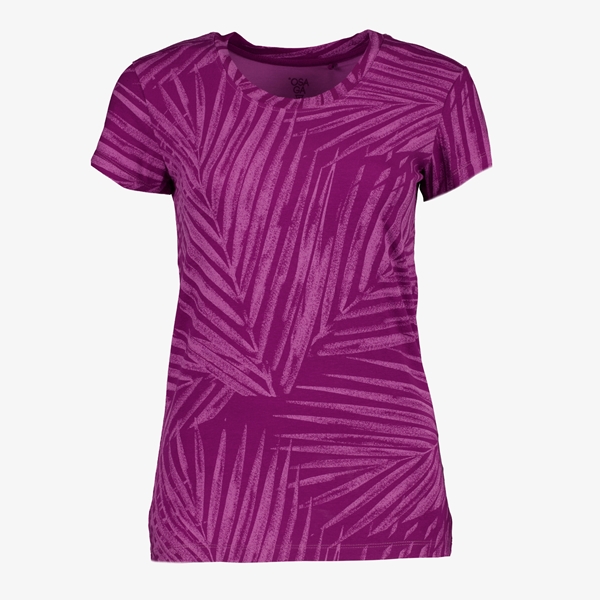 Osaga dames sport T-shirt met print paars