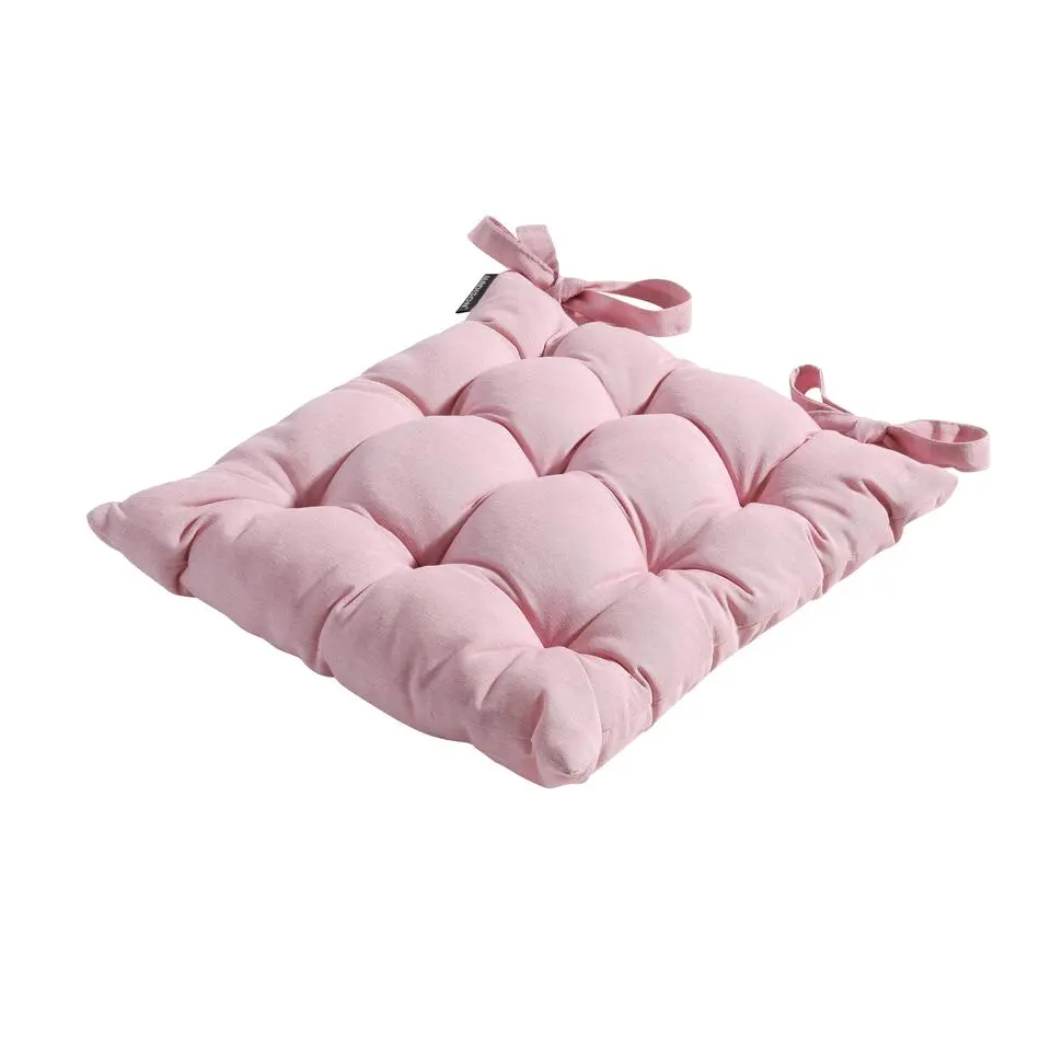 Madison - Zitkussen Toscane Panama soft pink - Ca. 46x46 cm - Set van 4