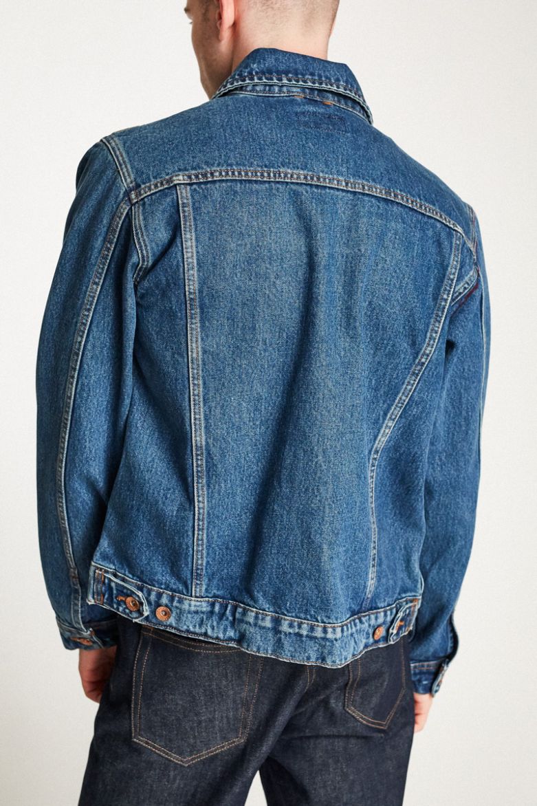 Brixton Cable Denim Jkt Worn Indigo S