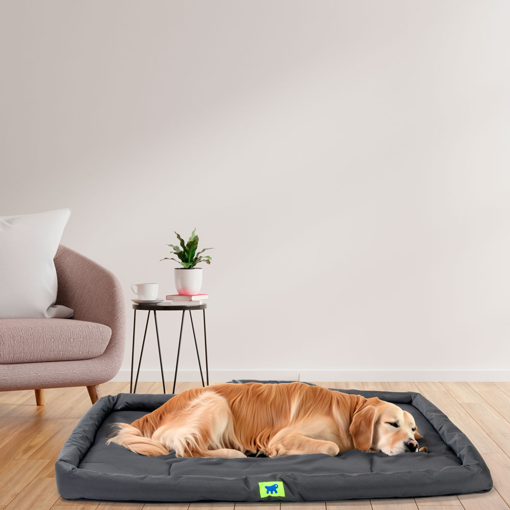Ferplast panier chien coussin chien grande taille tissu anti-rayures housse amoviblematelas pour chien imperméable 107 x 66 x 5