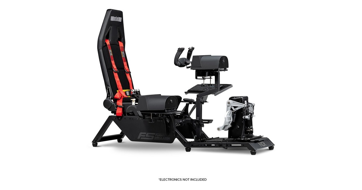 Next Level RacingFlight Simulator racing simulator  (Zwart/rood)