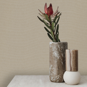 Vliesbehang Lovi taupe 128715