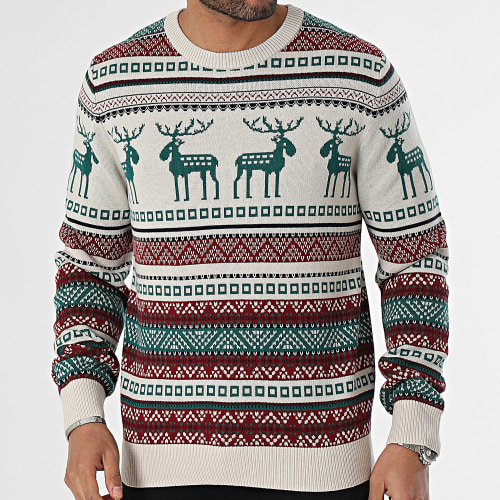 Pull Snowball Beige Bordeaux